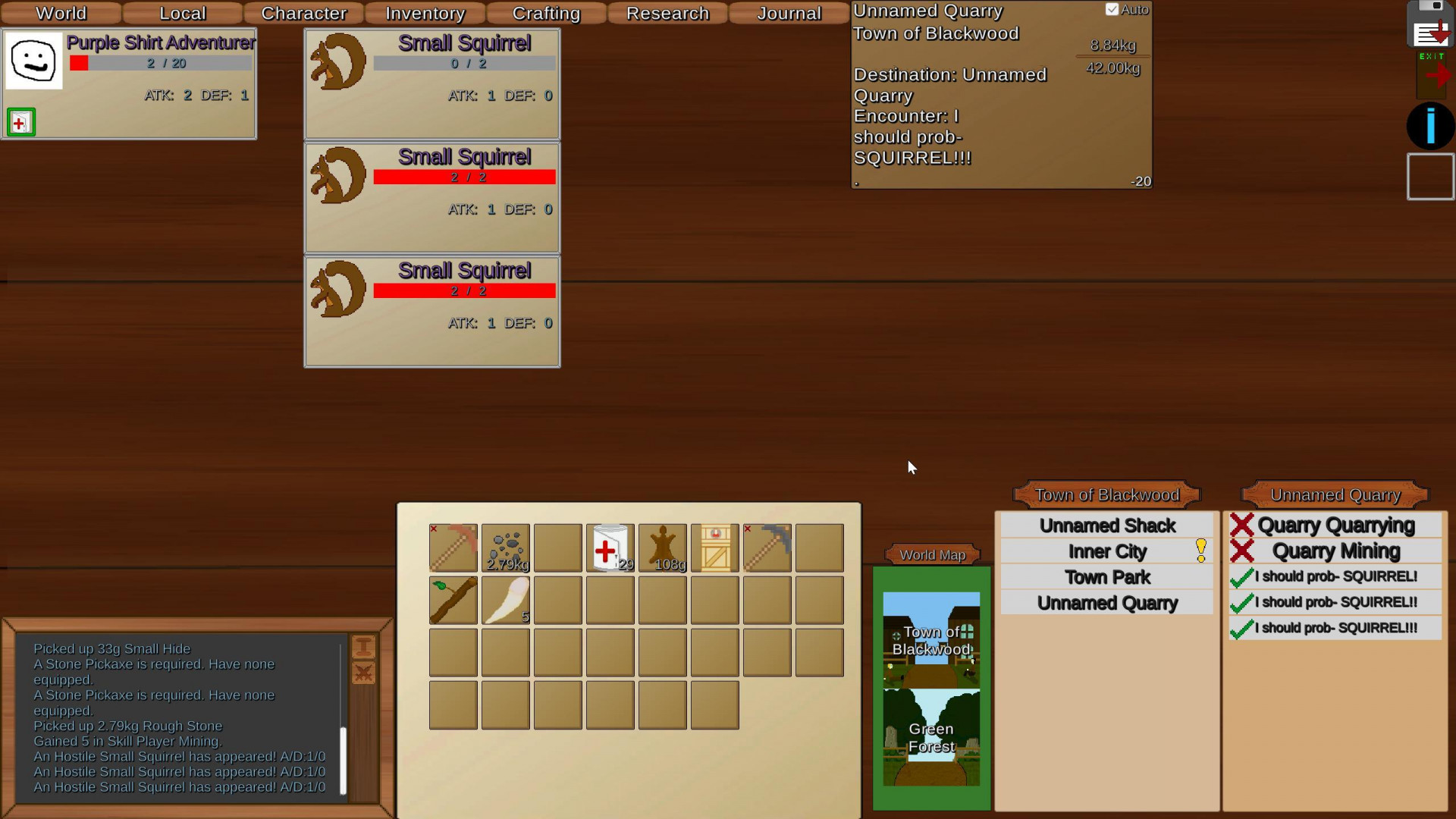 Choices RPG Idle-Ish Game Prototype (itch) - кадр 1