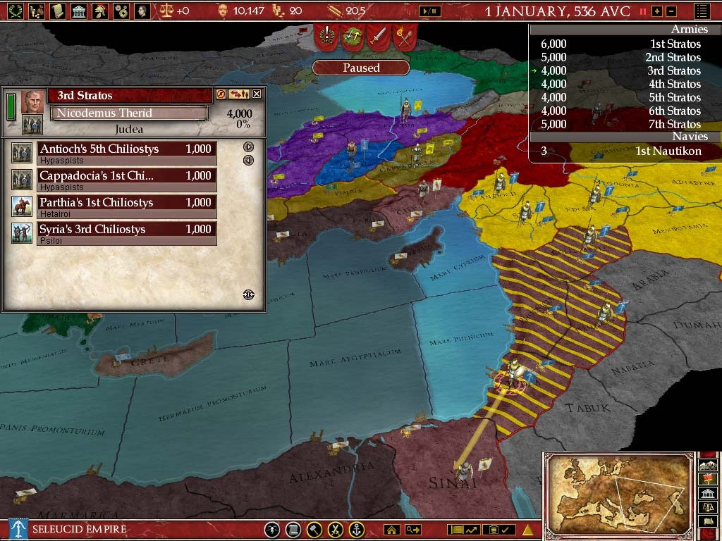 Europa Universalis: Rome - Gold Edition - кадр 6