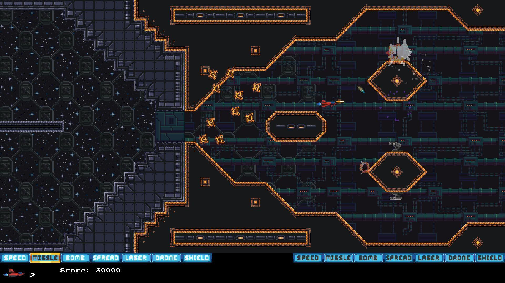 Gardas (Working Title) a Retro SNES style SHMUP (itch) - кадр 1