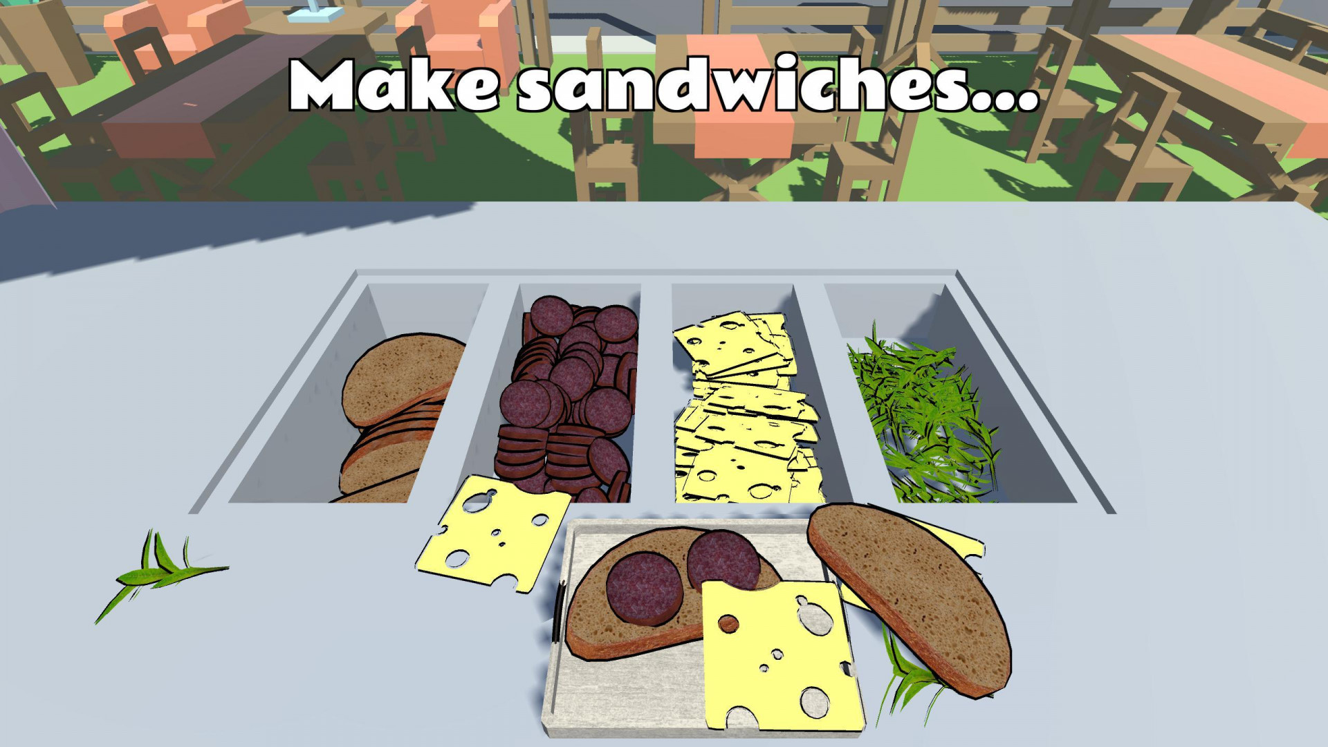 Drag & Drop Sandwich Shop (itch) - кадр 3