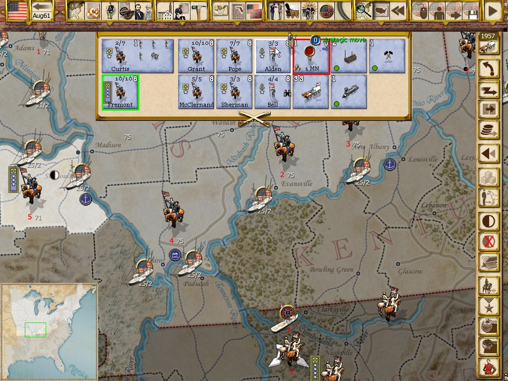 Gary Grigsby's War Between the States - кадр 2
