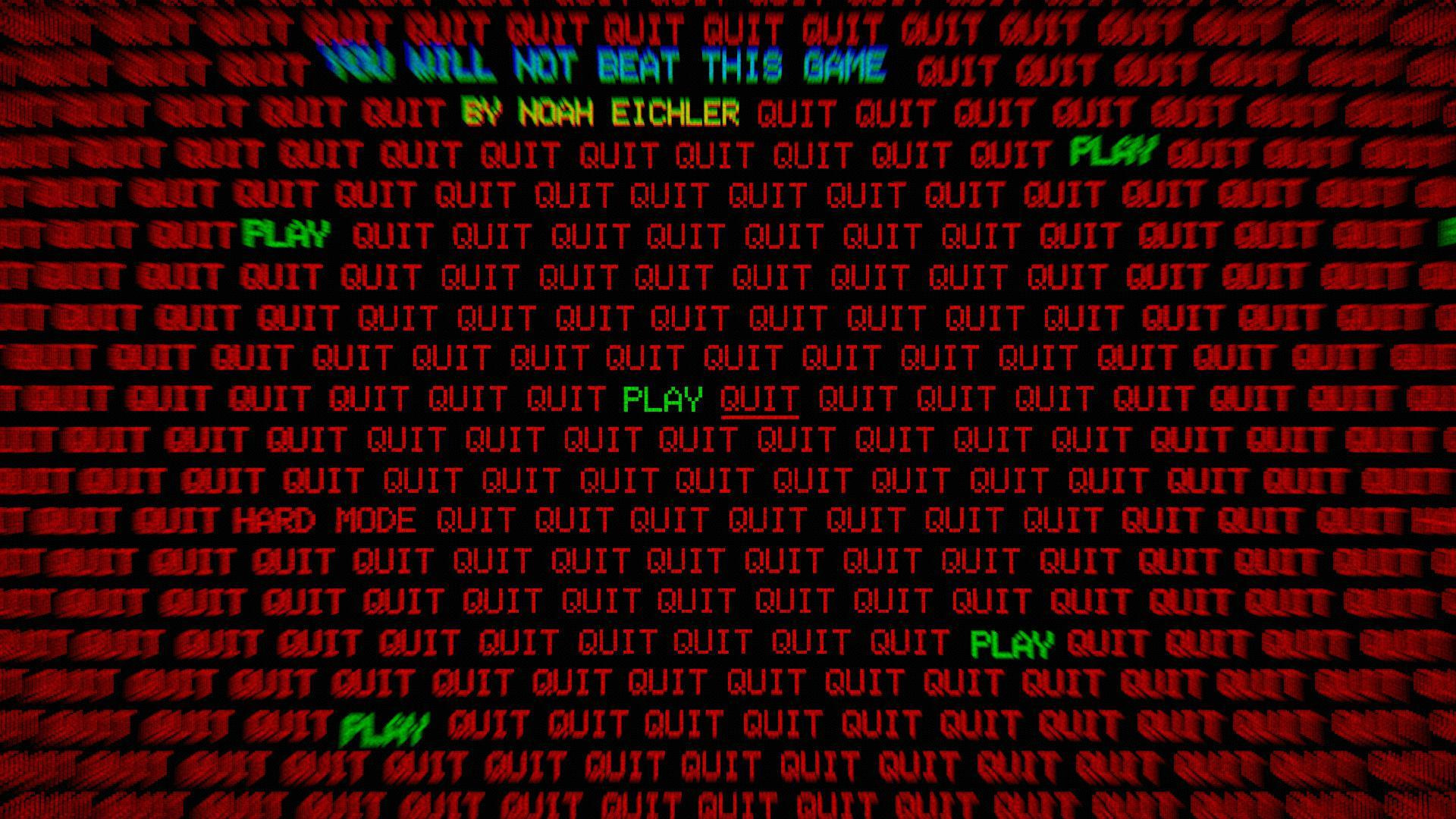 You Will Not Beat This Game (itch) - кадр 1