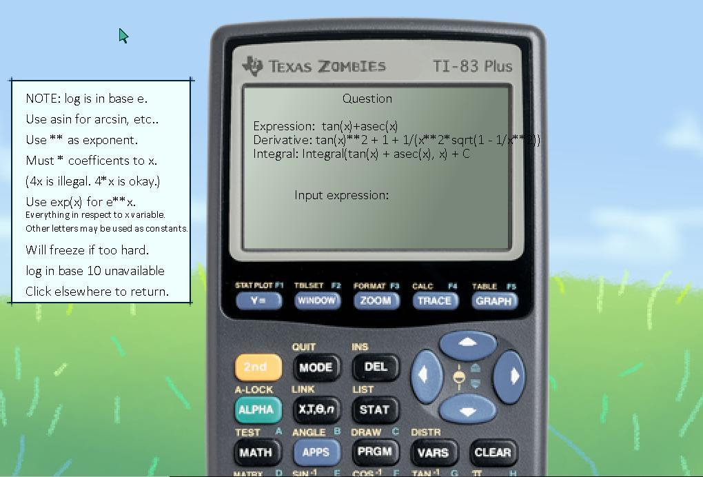 Calculus Zombies (itch) - кадр 1