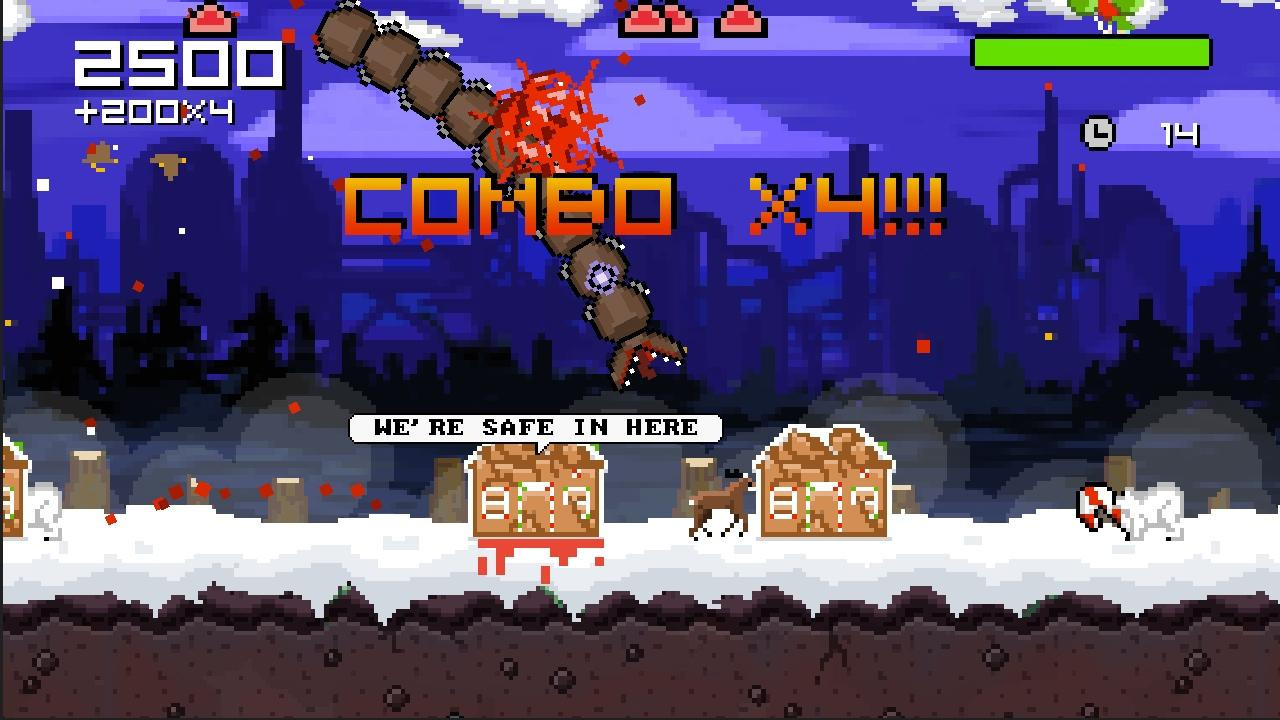 Super Mega Worm Vs Santa - кадр 4