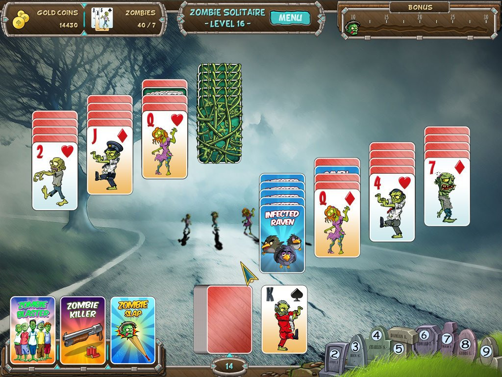 Zombie Solitaire (itch) - кадр 3