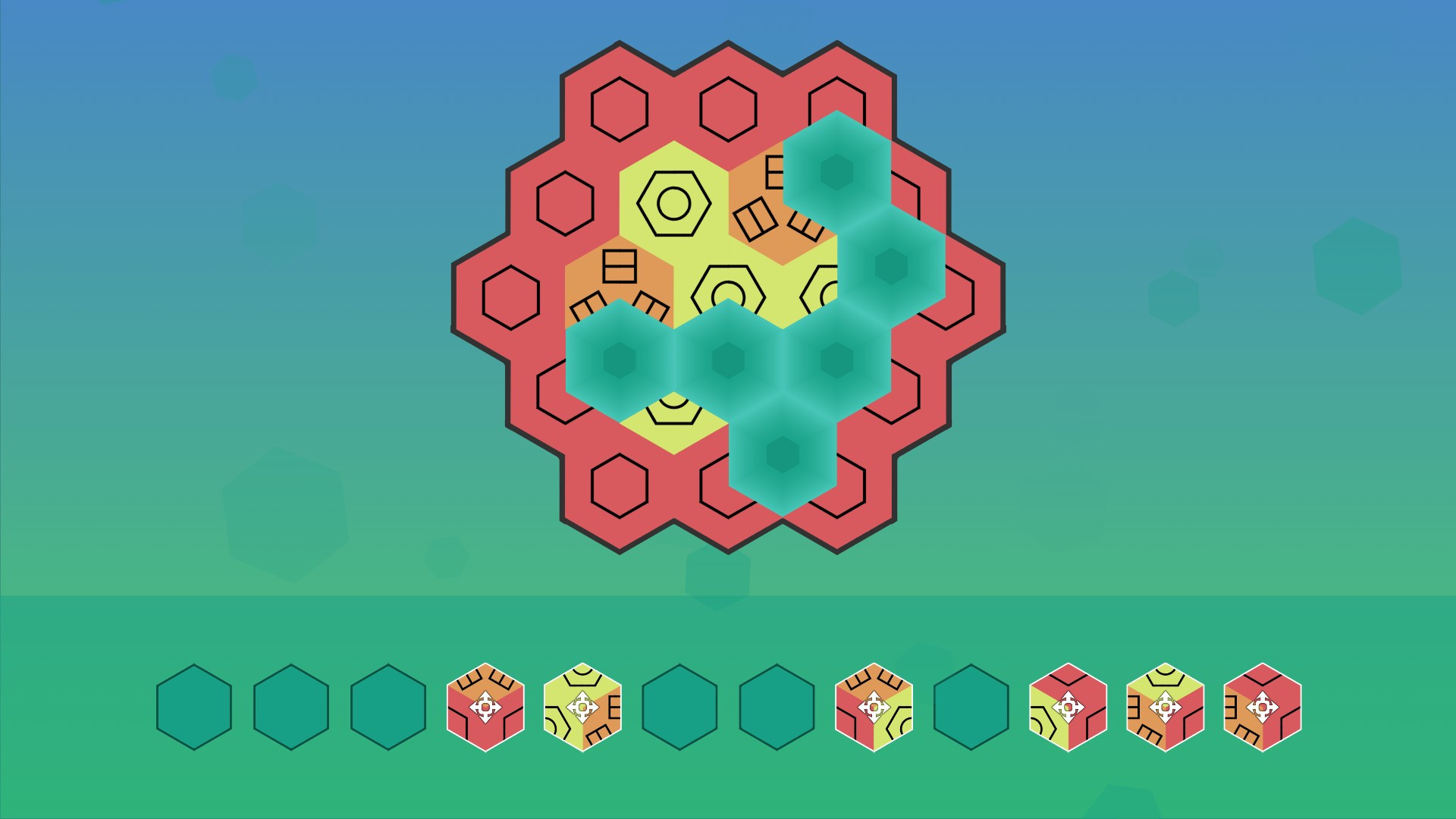 Aurora Hex - Pattern Puzzles - кадр 2
