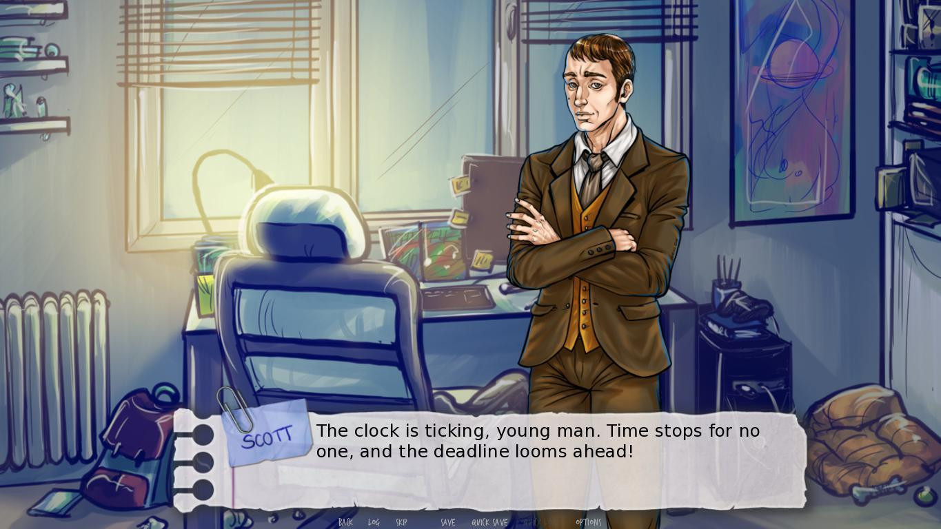 The Deadline - Visual Novel (Demo) (itch) - кадр 1