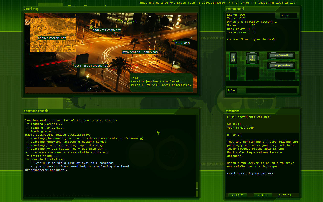 Hacker Evolution Source Code - кадр 2