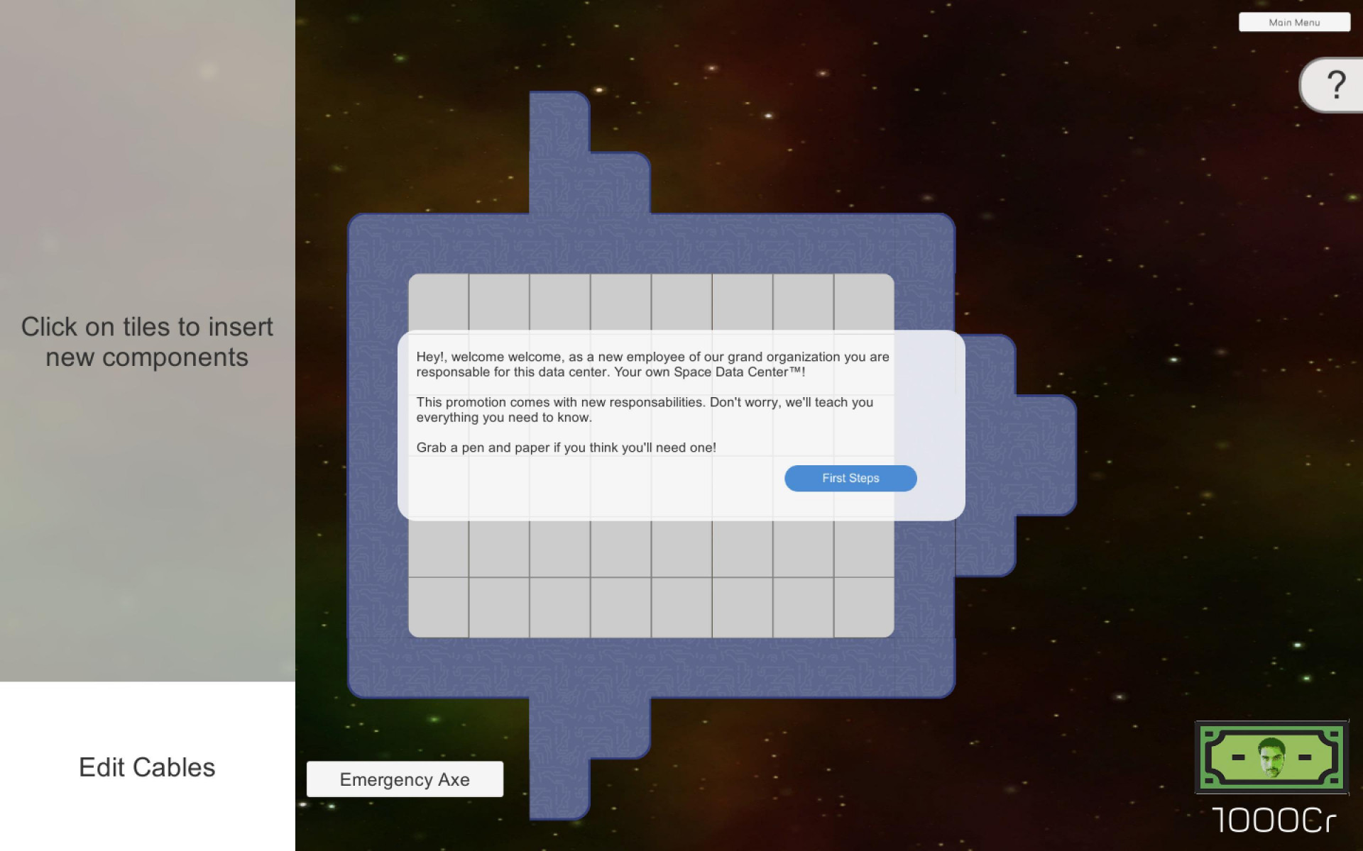 Space Data Center Tycoon (itch) - кадр 2