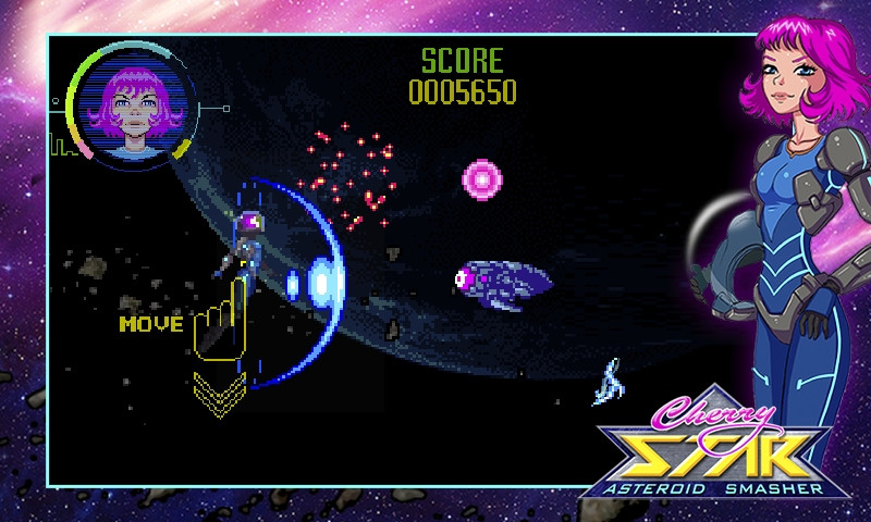 Cherry Star: Asteoid Smasher FREE (itch) - кадр 2
