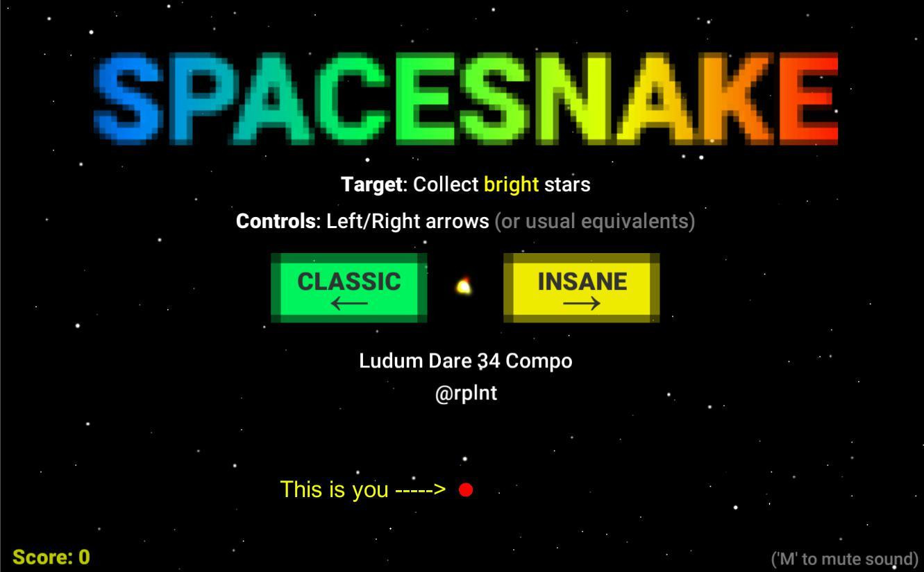 Space Snake (ozerogames) (itch) - кадр 1