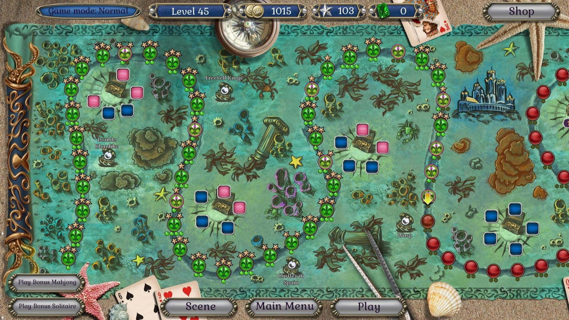 Jewel Match Atlantis Solitaire - Collector's Edition - кадр 4