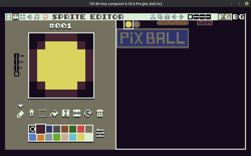 Pixel Ball - Tic80 (itch) - кадр 1