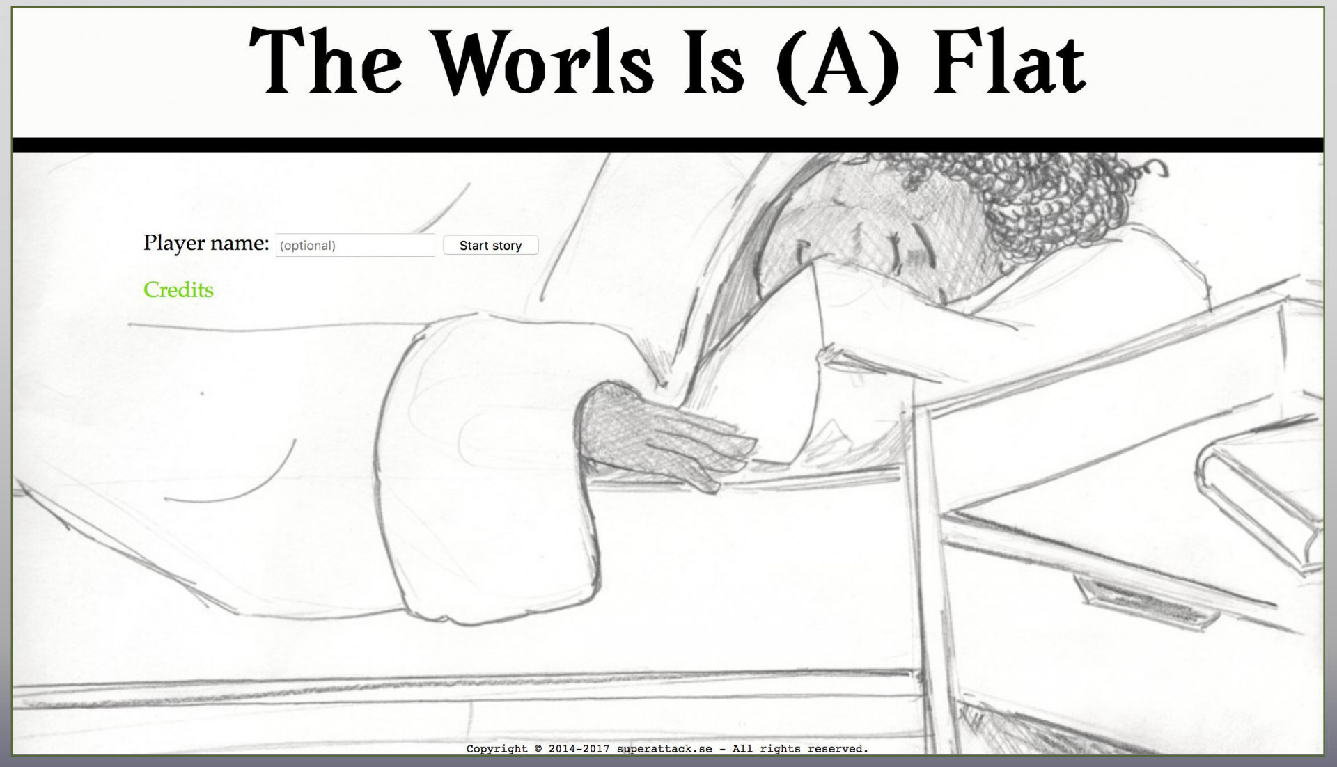 The World is (A) flat [Ludum Dare 38] (itch) - кадр 1