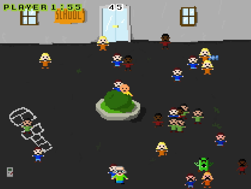 Monster at School - LD33 (itch) - кадр 1