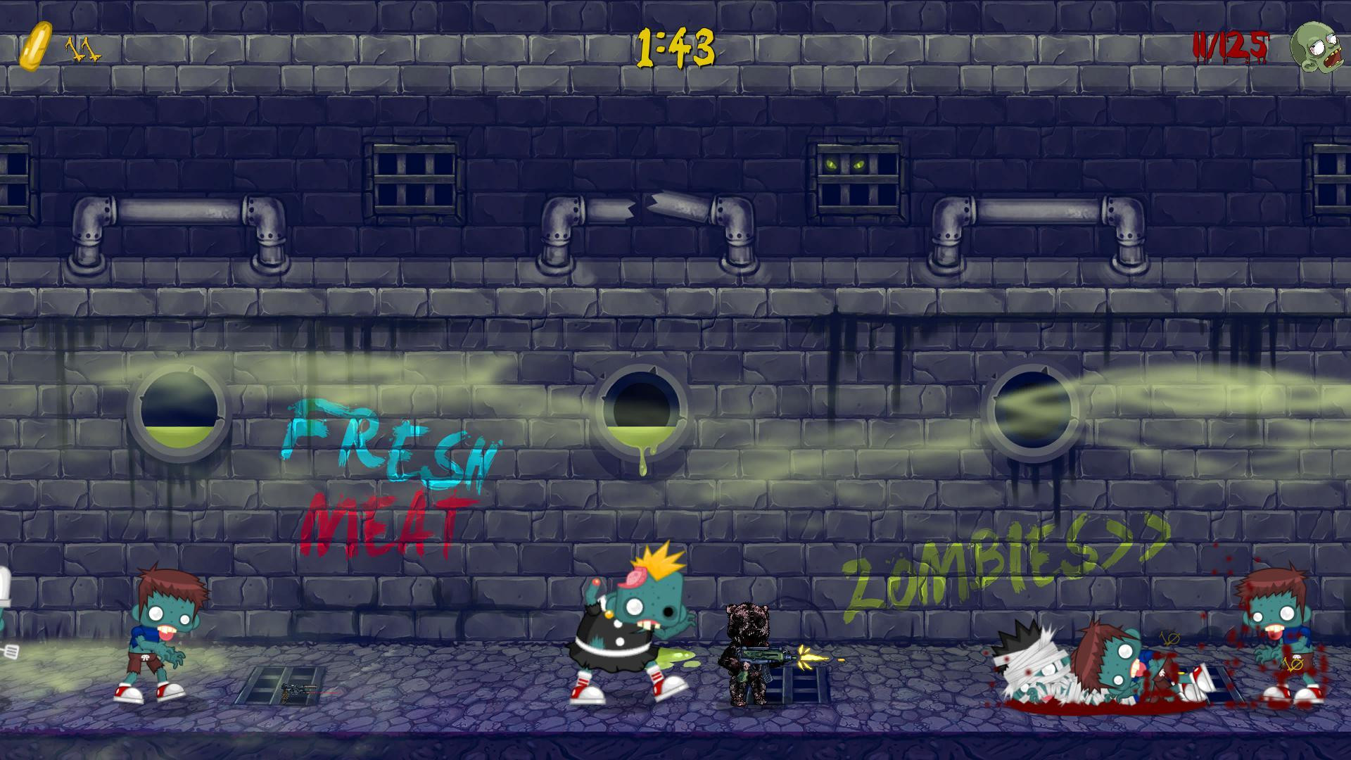 Teddy vs Zombies (itch) - кадр 1