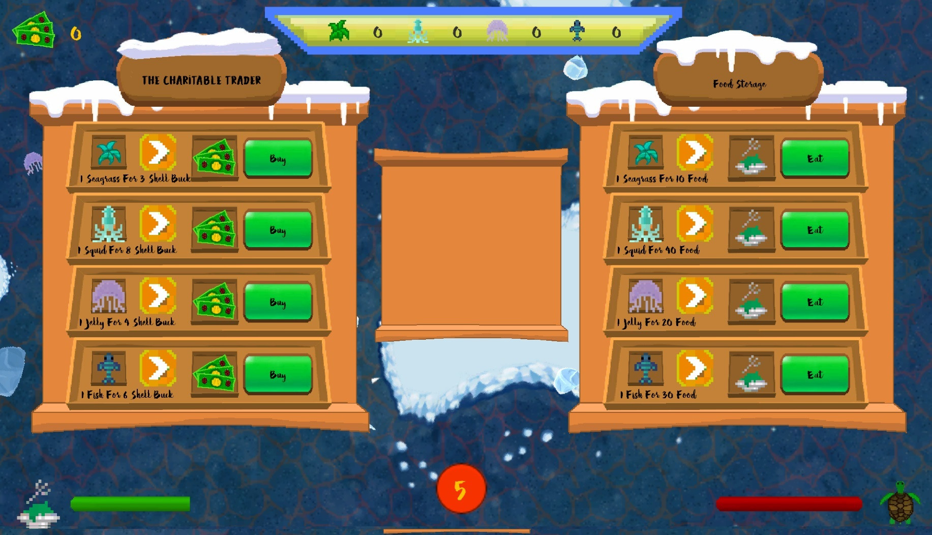 YogsGameJam - Scrooge Turtle Redemption (itch) - кадр 2