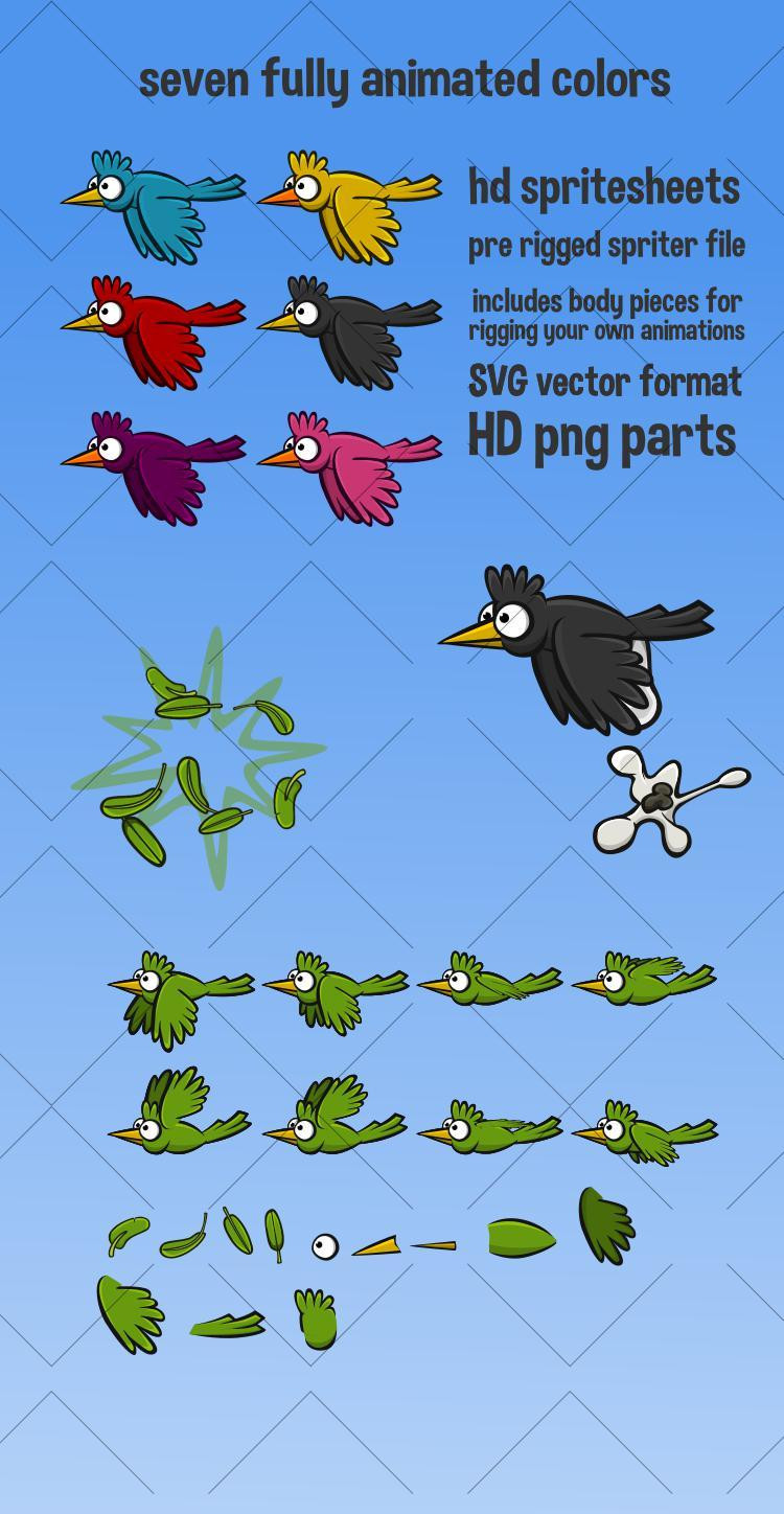 Flying bird 2 (itch) - кадр 1