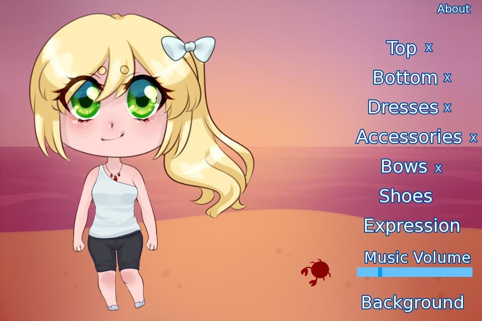 Melody Dress-up Game (itch) - кадр 2