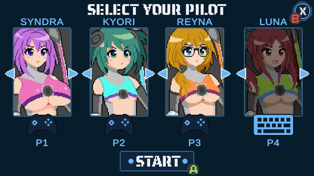 Deep Invaders VS Girls (itch) - кадр 3