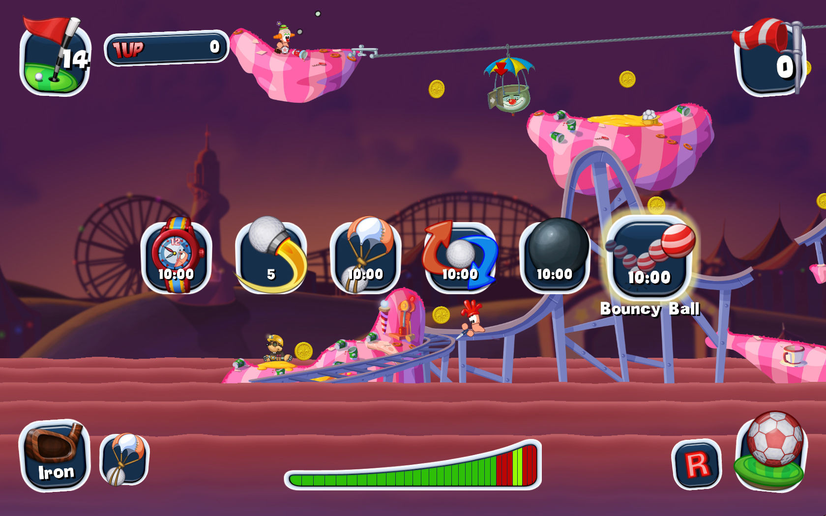 Worms Crazy Golf - кадр 8