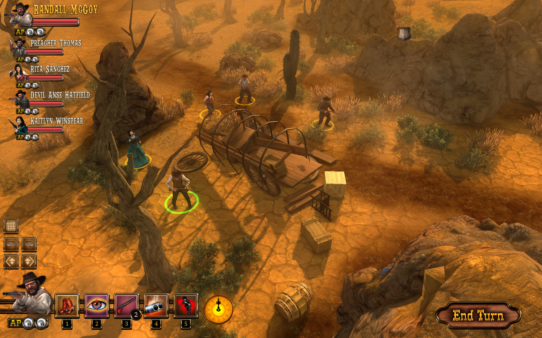 The Feud: Wild West Tactics - кадр 11