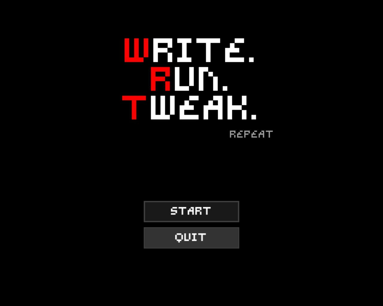 Write. Run. Tweak. (itch) - кадр 2