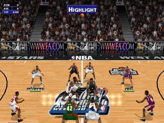 NBA Live 99 - кадр 4
