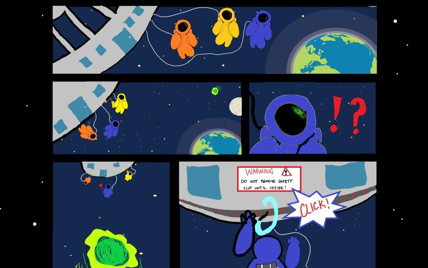 Curiosity Killed the Astronaut (itch) - кадр 1