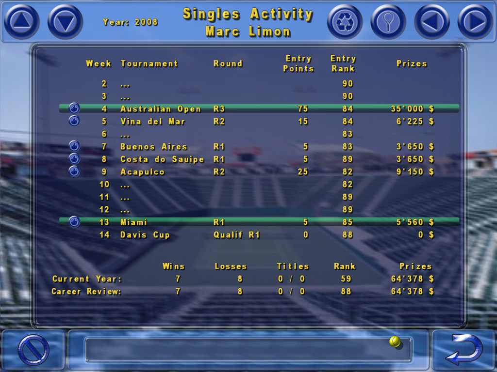 Tennis Elbow 2011 - кадр 2