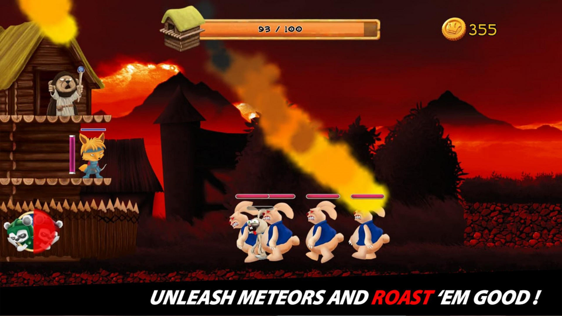 Bunnies Begone! - Archery Battle Defense (itch) - кадр 4