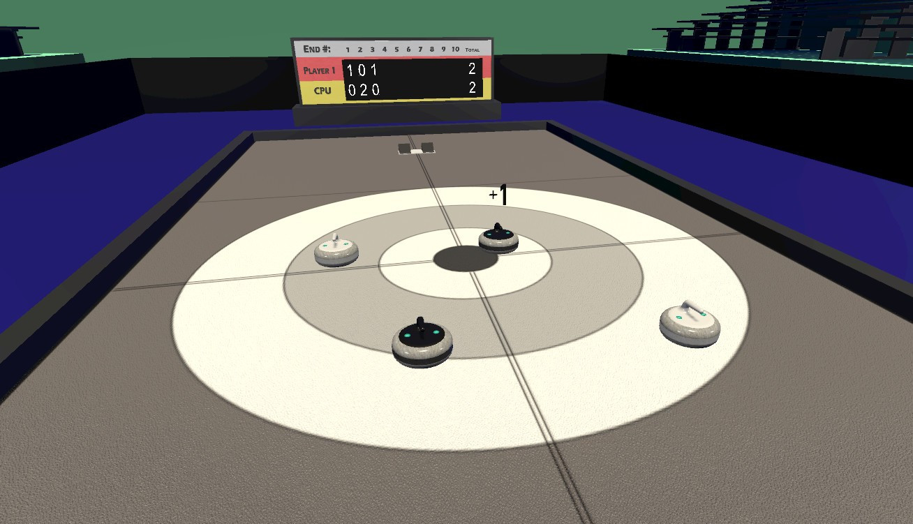VR Curling - кадр 1