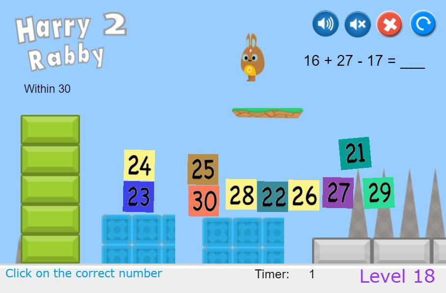 HarryRabby Elementary Math - Add and Subtract Three Numbers FREE Edition (itch) - кадр 3