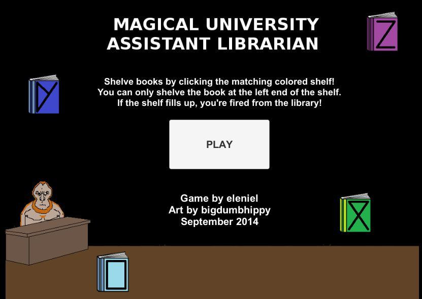 Magical University Assistant Librarian (WEB VERSION) (itch) - кадр 1
