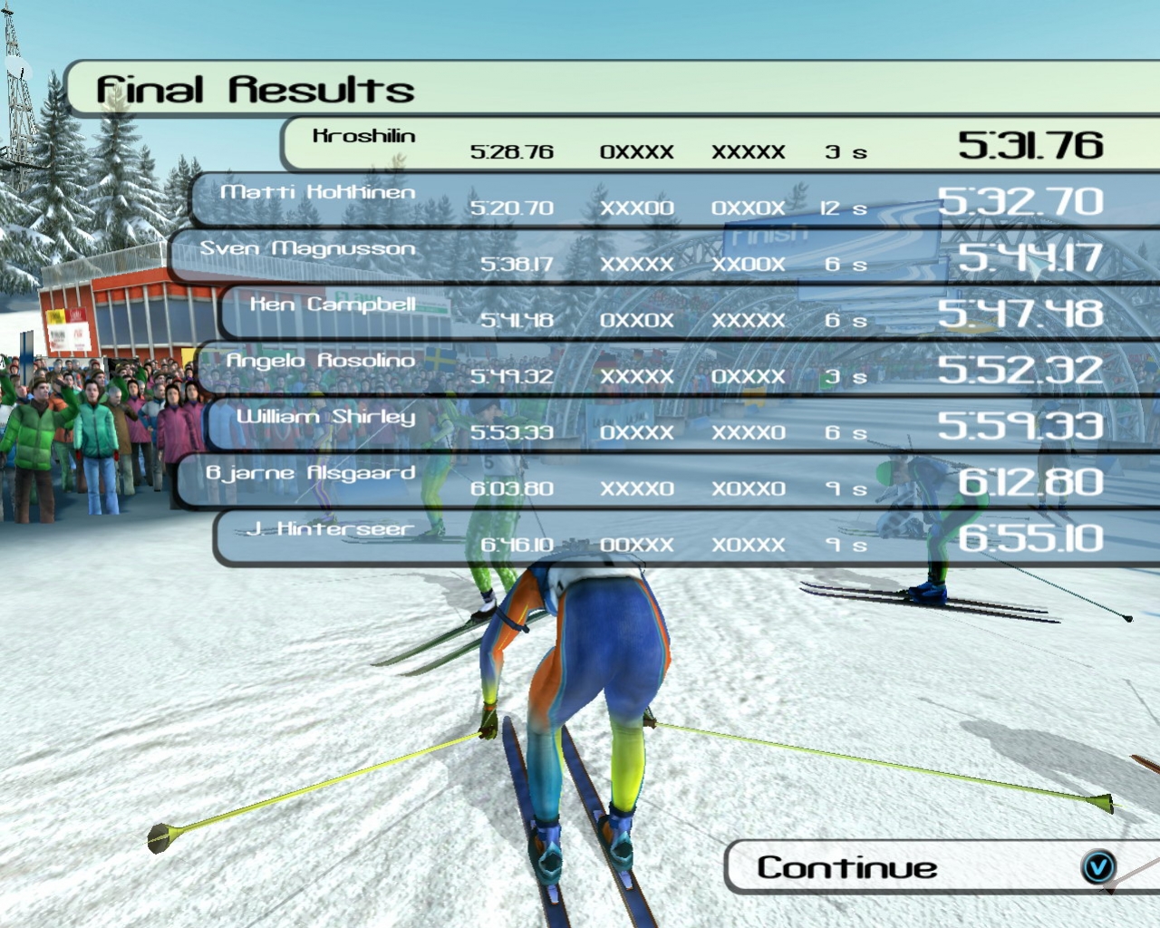 RTL Biathlon 2007 - кадр 10