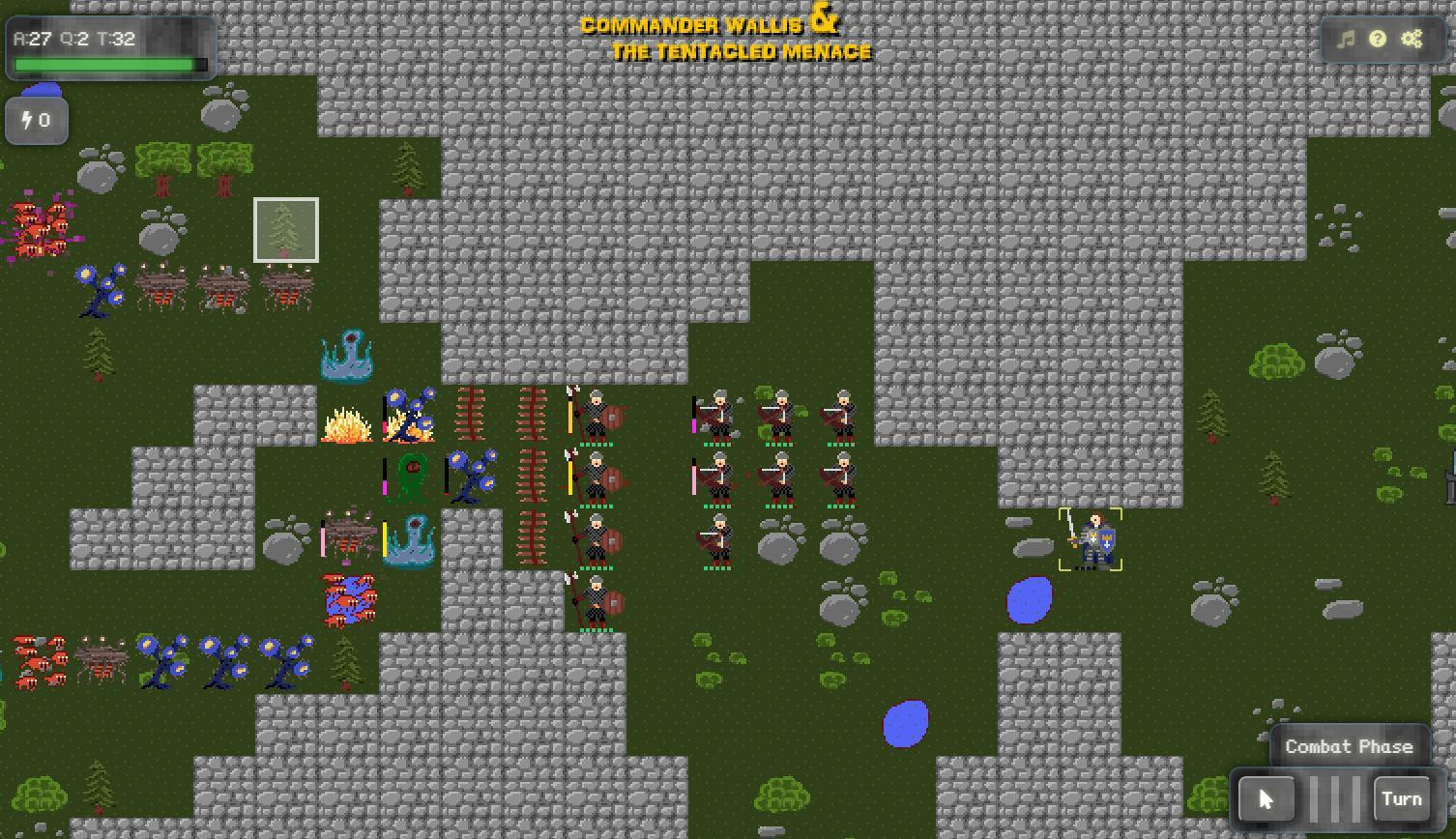 Commander Wallis and the Tentacled Menace (itch) - кадр 1