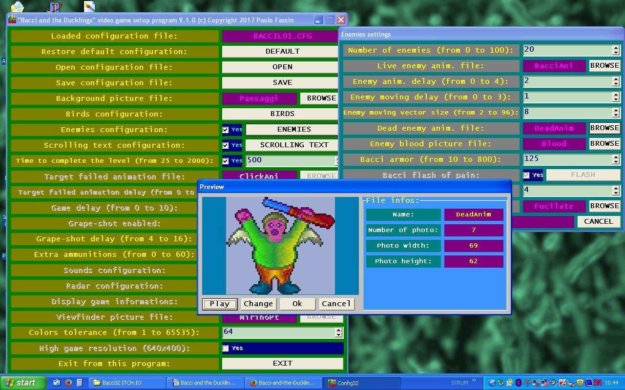 Bacci-and-the-Ducklings v.1.2 (with new level editor) (itch) - кадр 1