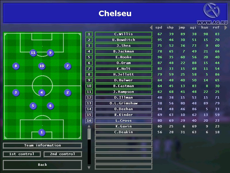 Andreas Osswald’s Championship Soccer 2004-2005 Edition - кадр 1