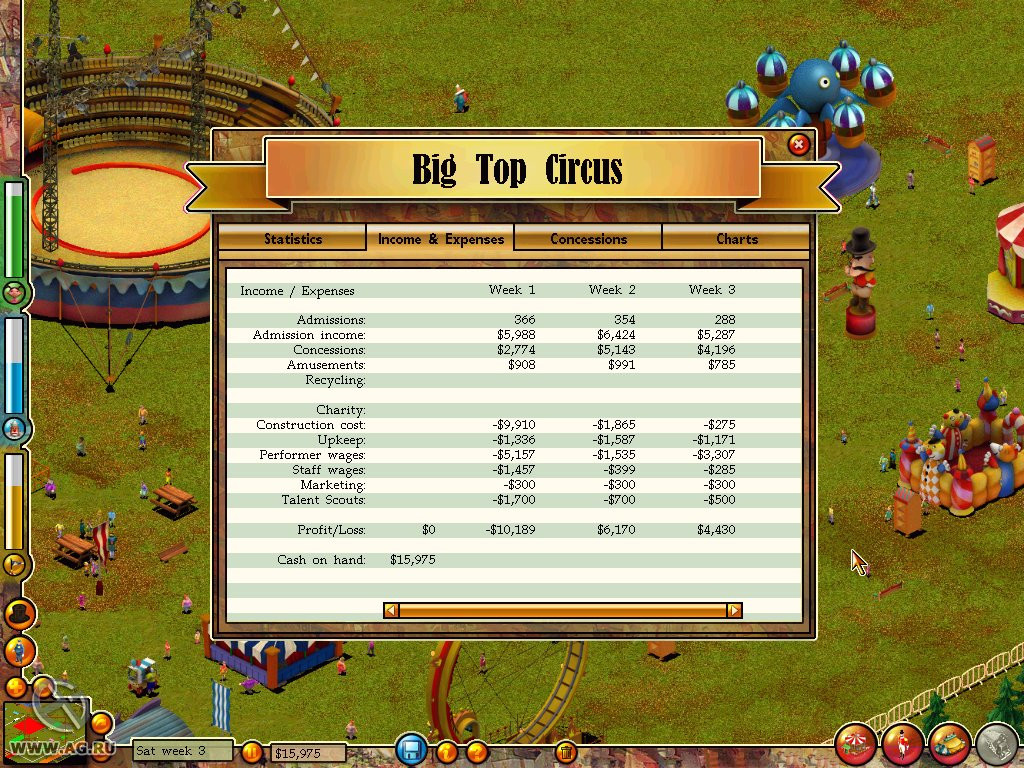 Shrine Circus Tycoon - кадр 7