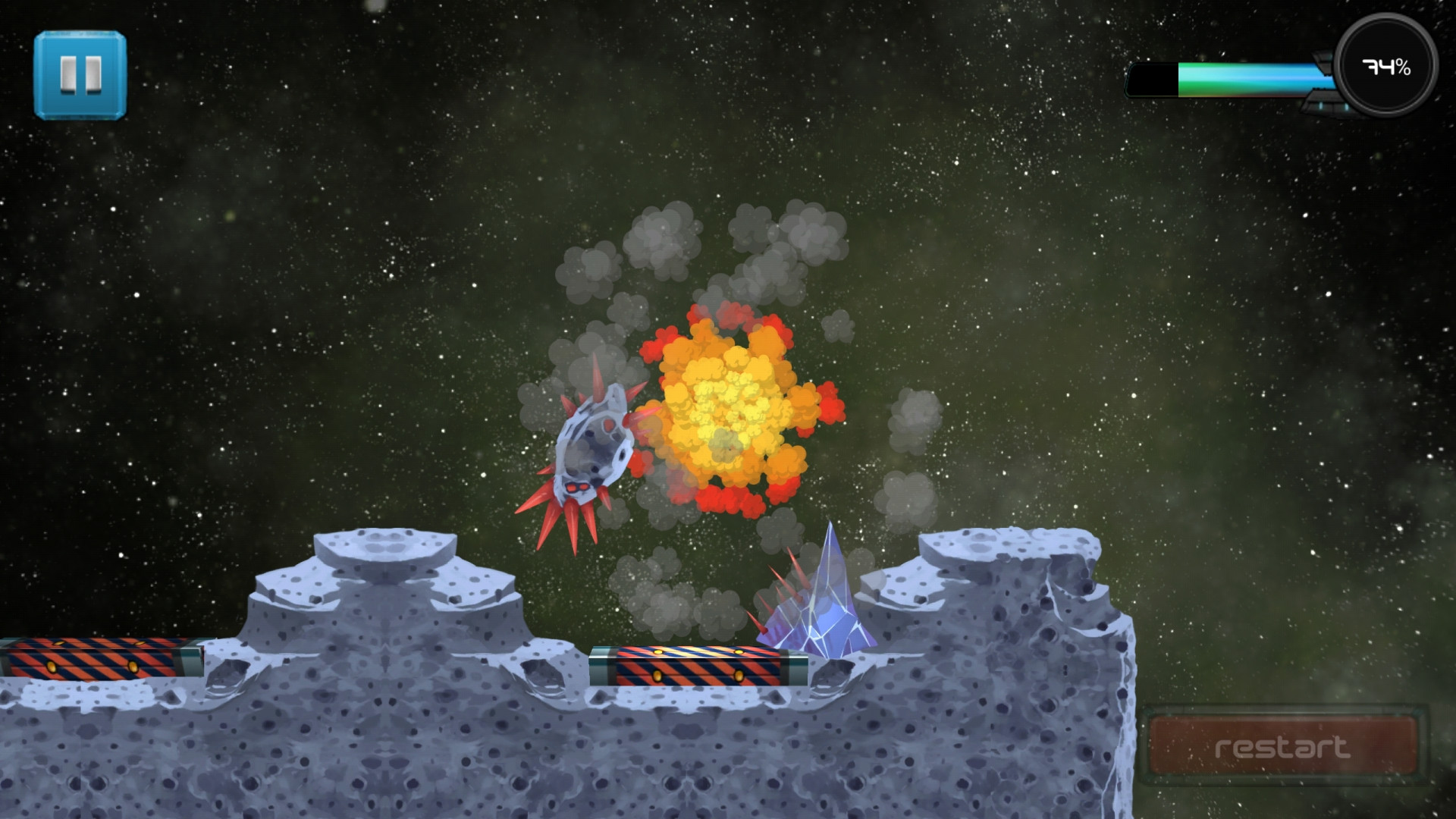 UFO Lander - lunar lander mission - explore cosmos (itch) - кадр 5