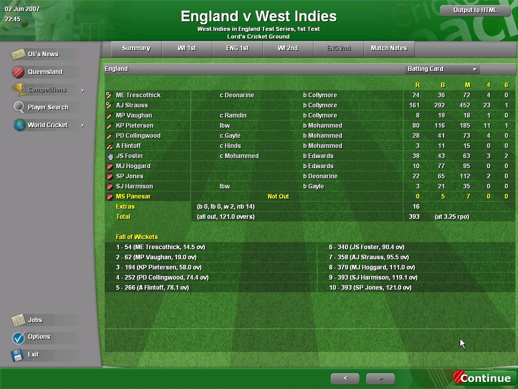 Cricket Coach 2007 - кадр 10