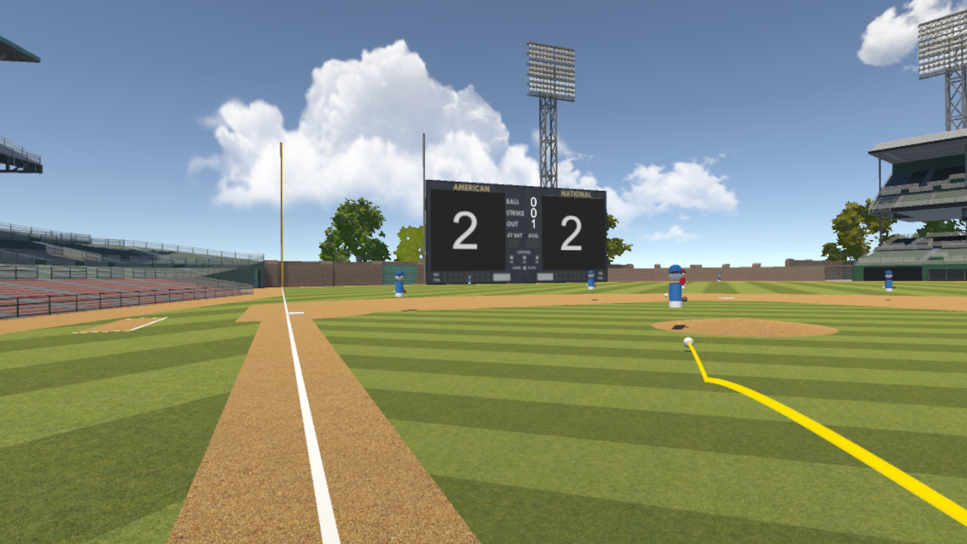 Double Play: 2-Player VR Baseball - кадр 2