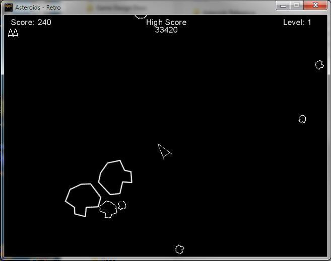 Asteroids-Retro (itch) - кадр 2