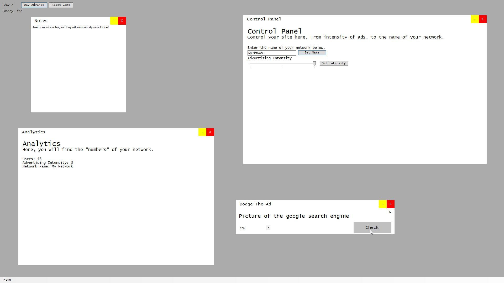 Project: Amethyst (itch) - кадр 1