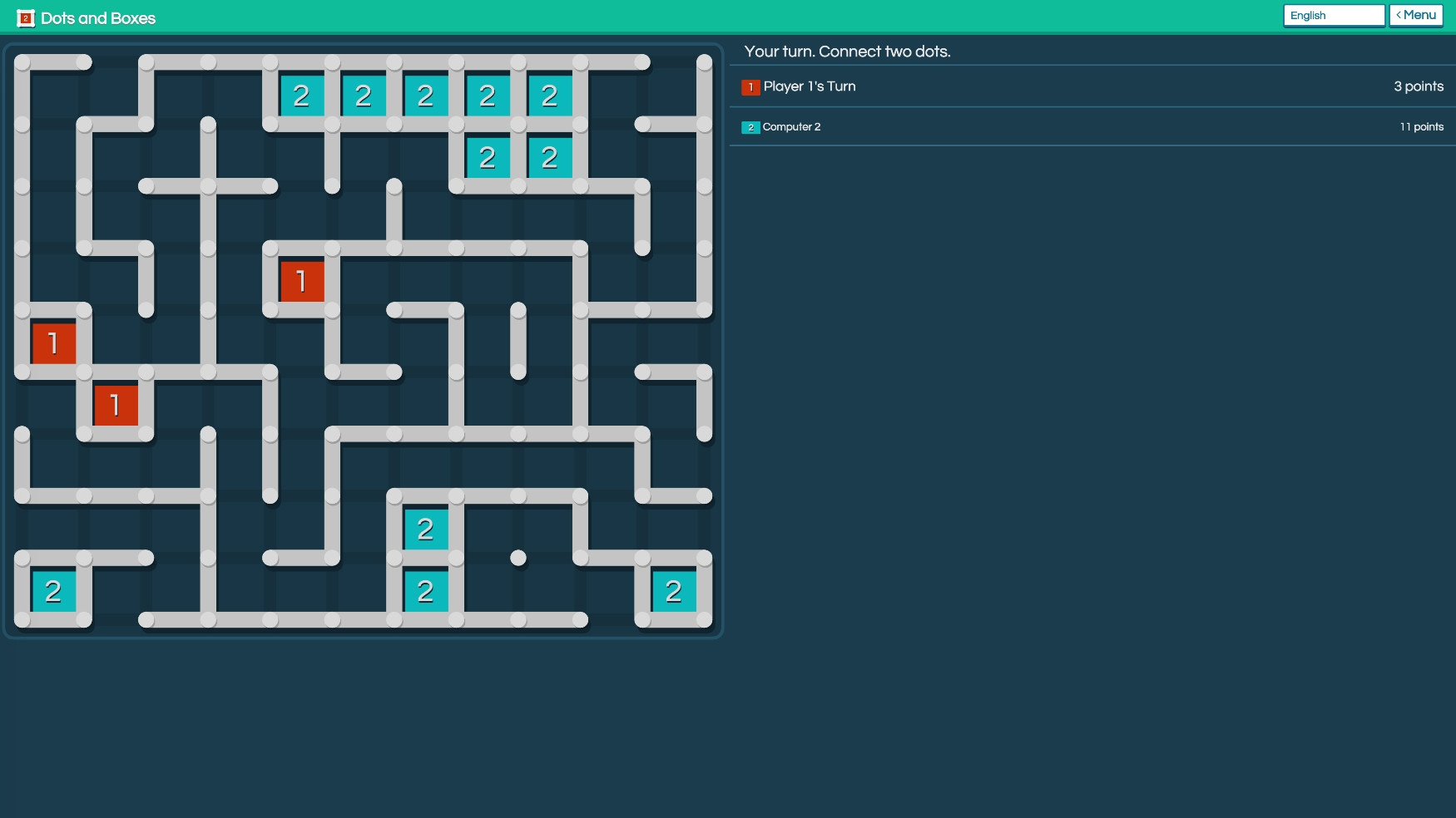 Dots and Boxes (itch) - кадр 1