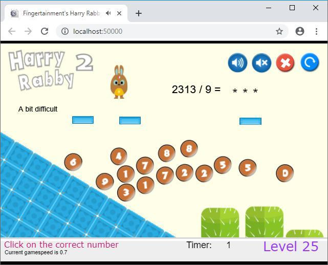 HarryRabby2 Large Numbers divide by odd numbers FREE (itch) - кадр 1