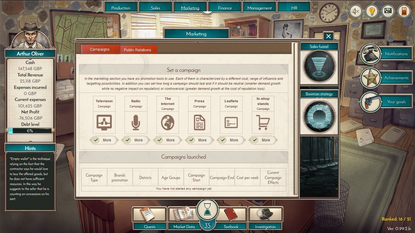 Coffee Noir - Business Detective Game - кадр 4