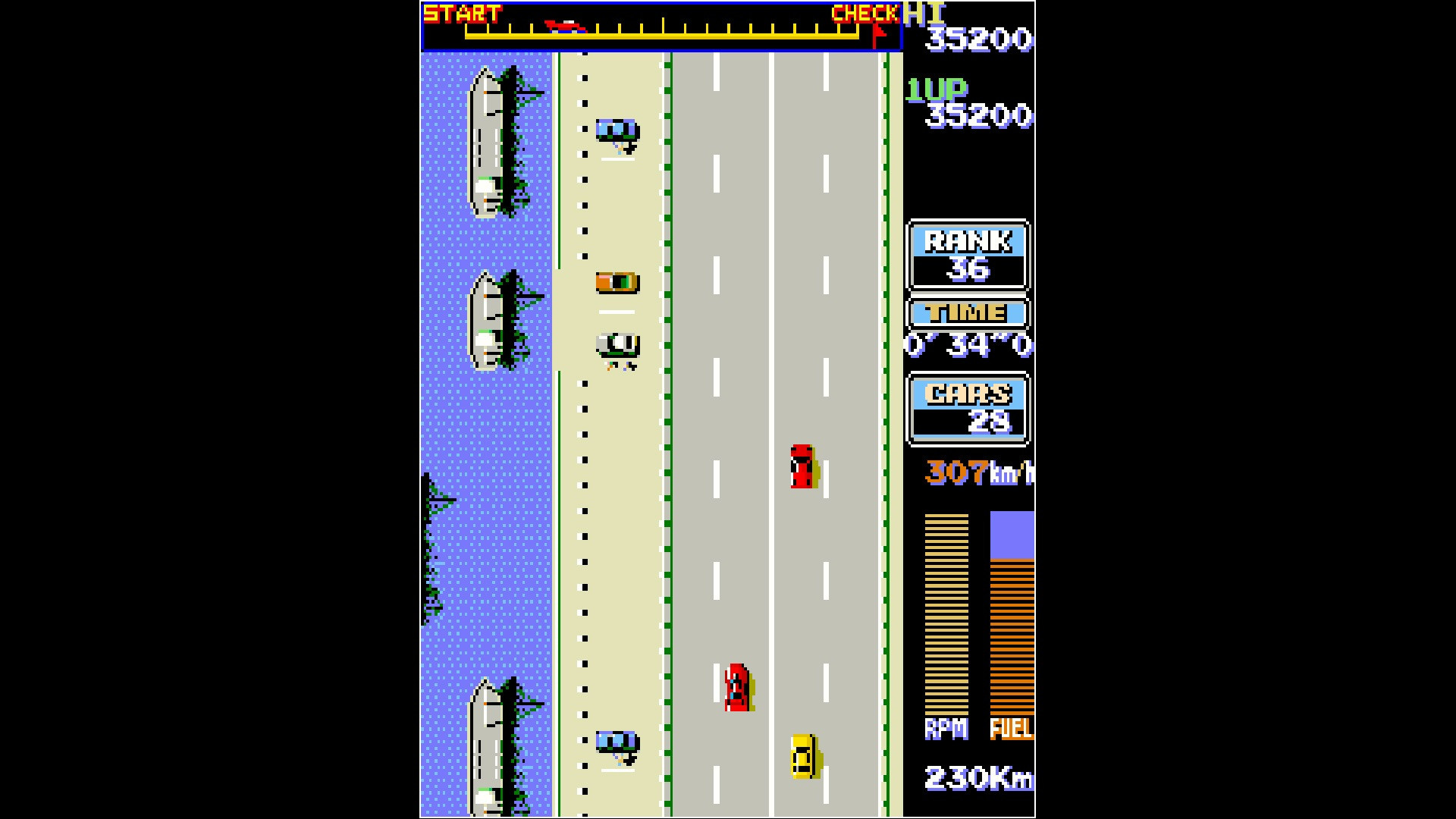 Arcade Archives ROAD FIGHTER - кадр 1