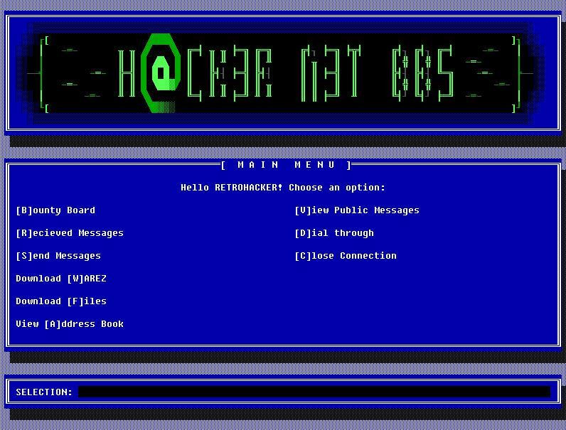 Retrohacker 1993 (itch) - кадр 1