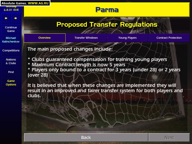 Championship Manager Season 01/02 - кадр 1